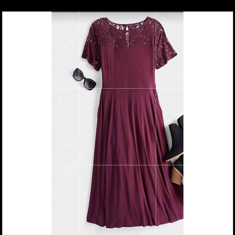 Plum color Torrid new dress